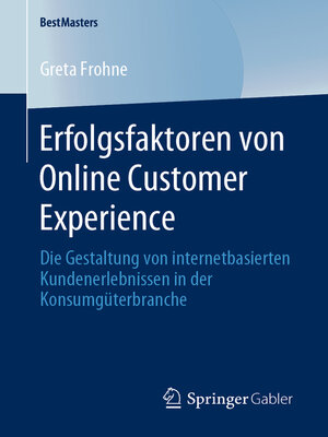 cover image of Erfolgsfaktoren von Online Customer Experience